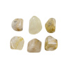 Rutilated Quartz Tumbled Set Small Crystal Vaults