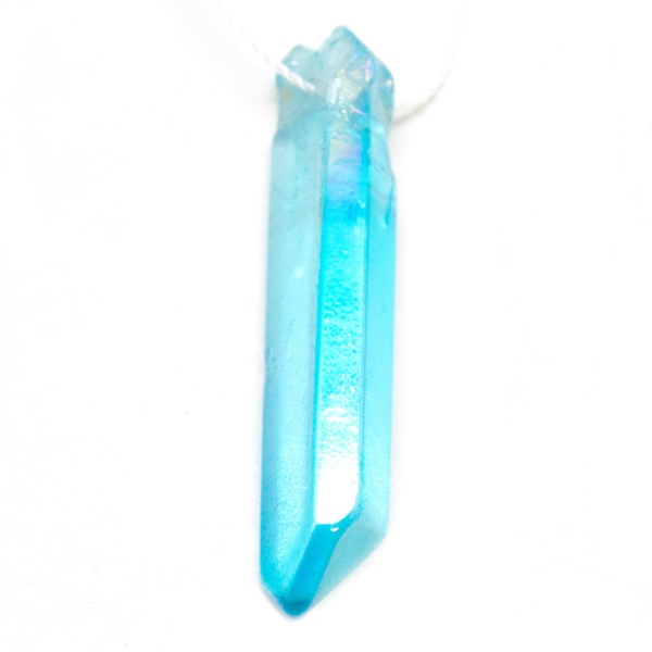 Aqua Aura Quartz Pendant (Medium)-85903