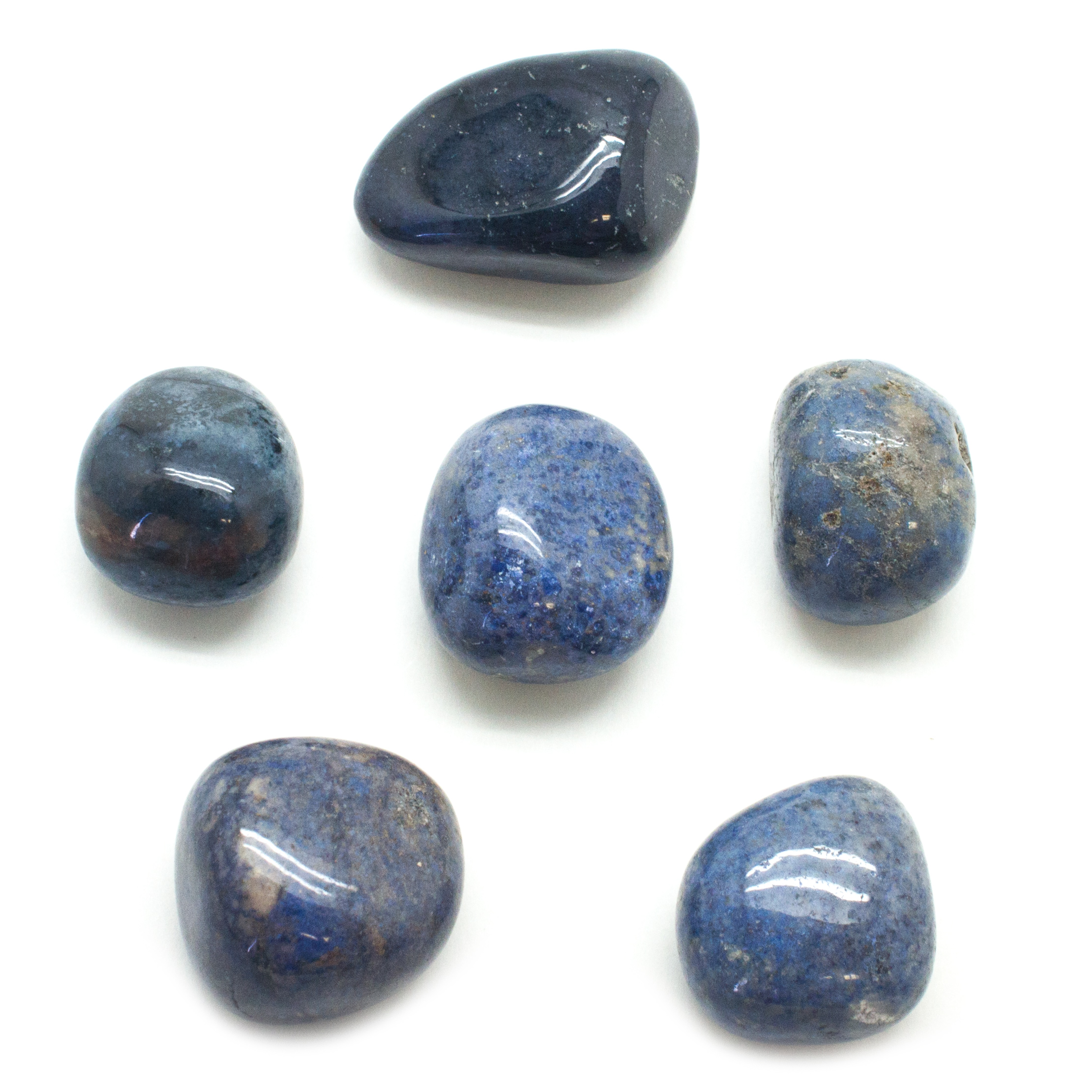 Dumortierite Tumbled Set (Large) - Crystal Vaults