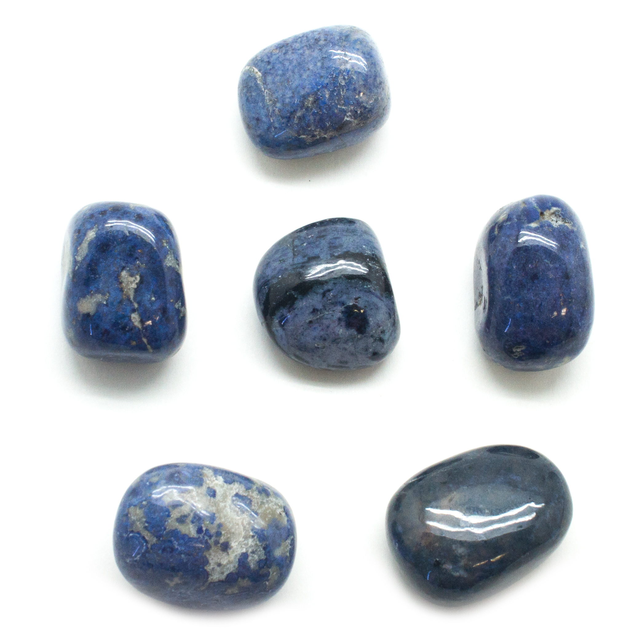 Dumortierite Tumbled Set (Medium) - Crystal Vaults