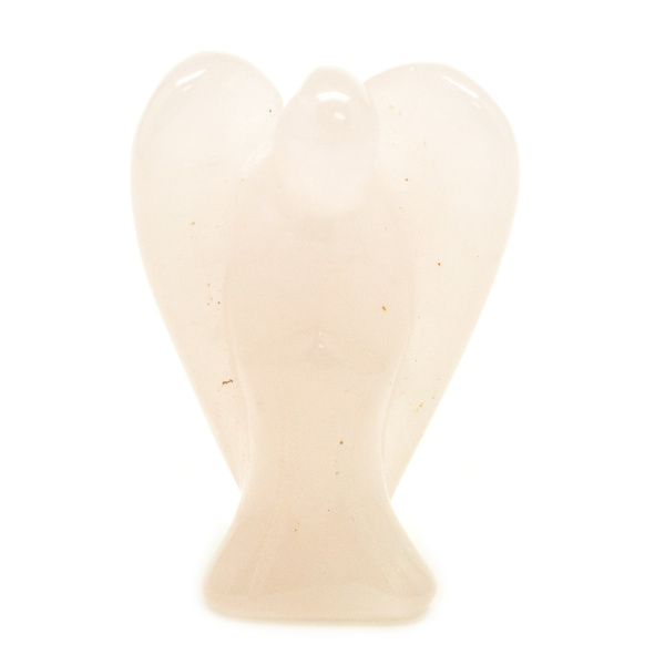 Rose Quartz Angel Carving-0