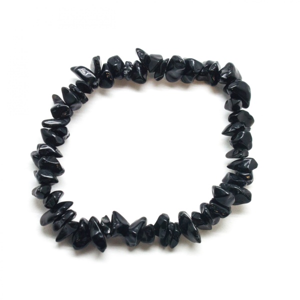 Obsidian Chip Bracelet-119685