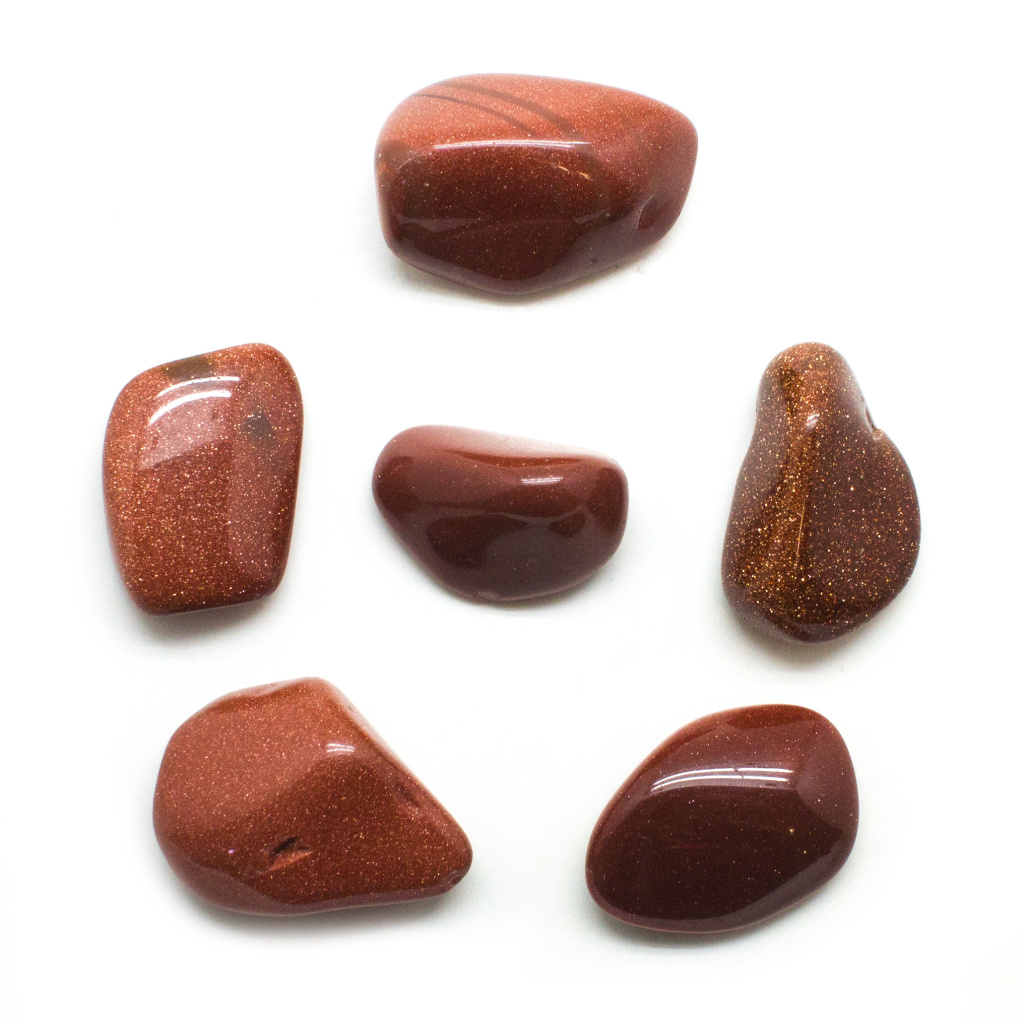 Goldstone Tumbled Stone Set (Extra Large) - Crystal Vaults