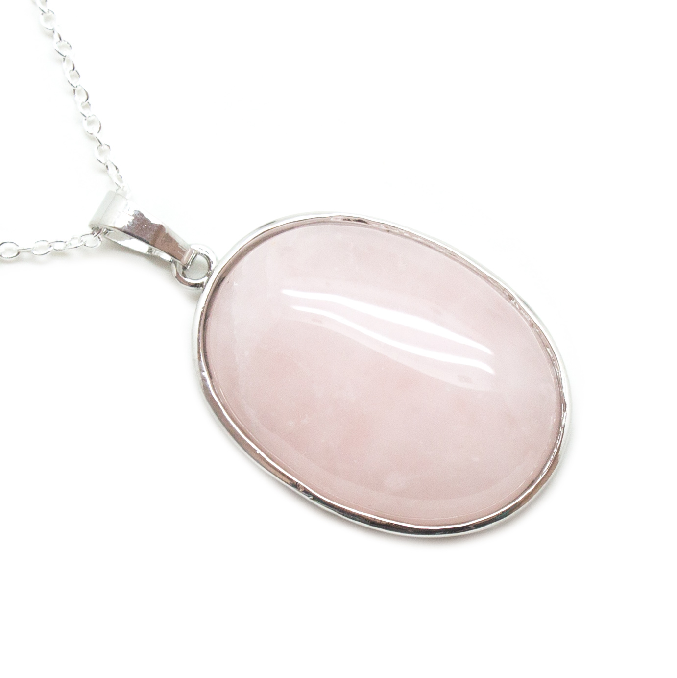 Rose Quartz Pendant - Crystal Vaults