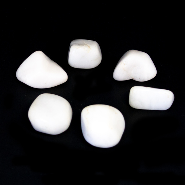 Snow Quartz Tumbled Set (Large)-0