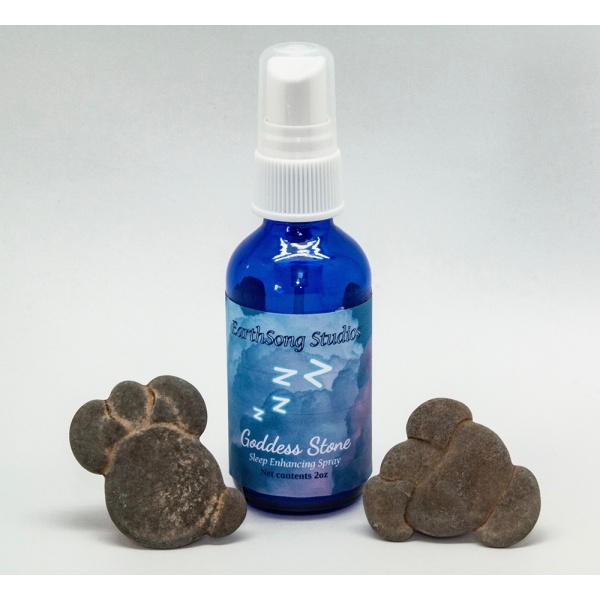 Goddess Stone Sleep Aid Crystal Energy Pillow Spray -0