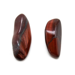 Red Tiger's Eye Aura Stone Pair (Small)-0