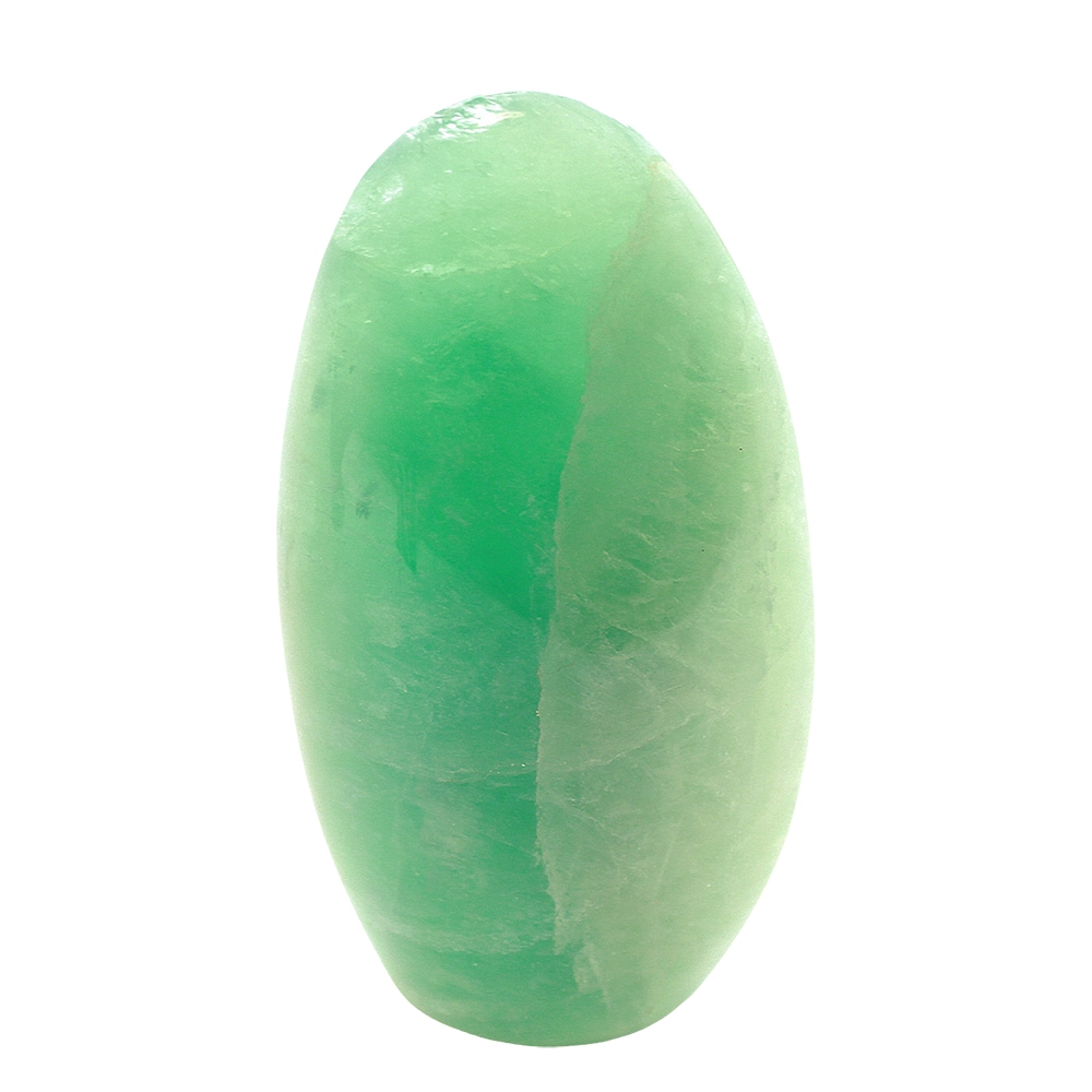 Polished Green Fluorite Display Piece Crystal Vaults