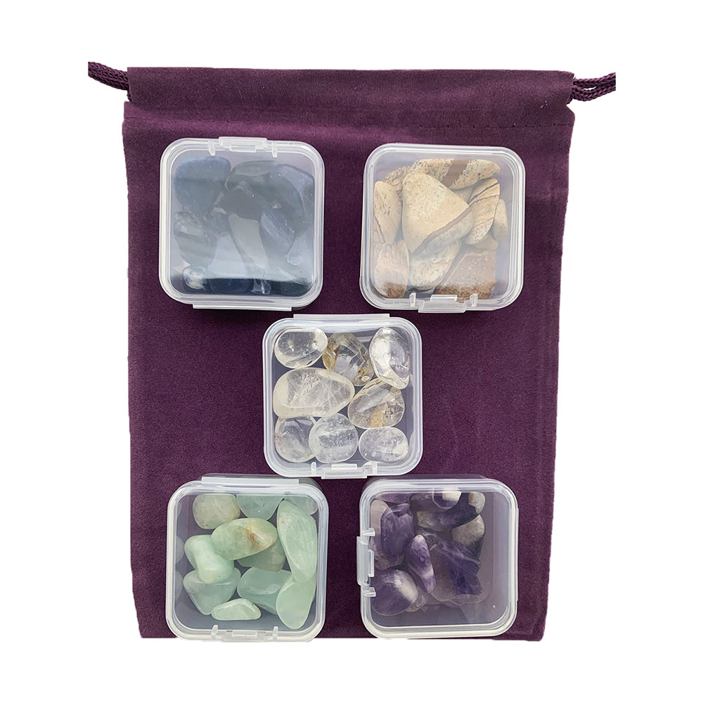 Healing Crystals & Stones Kit for Peace & Calm Energy Generator