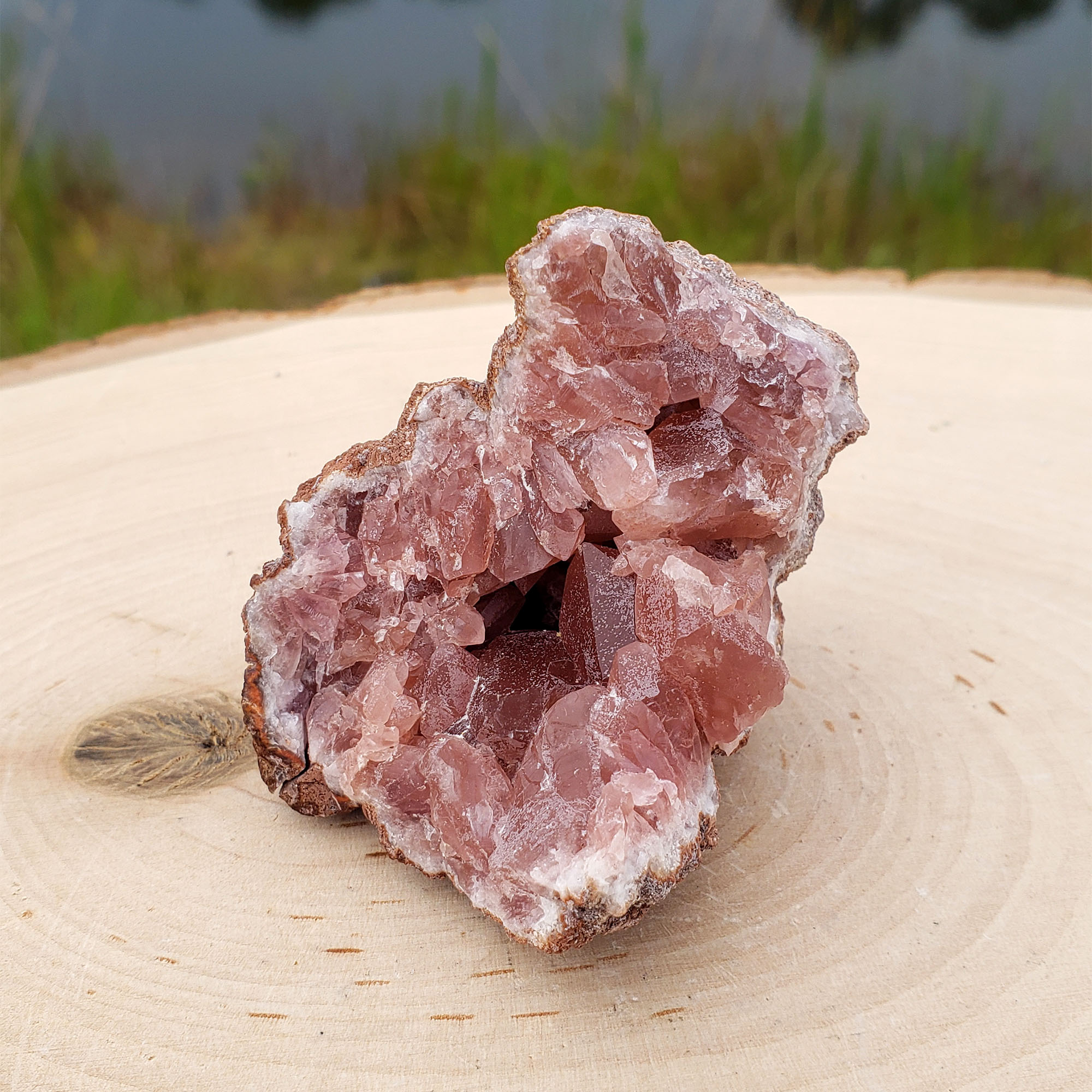 Pink Amethyst Cluster